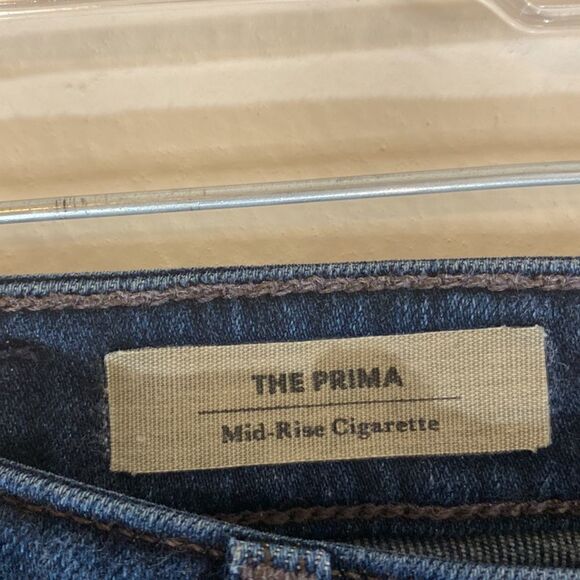AG Adriano Goldschmied Prima Mid-Rise Cigarette Denim Jeans - Picture 10 of 14
